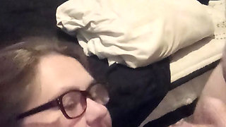 Cum all over my glasses