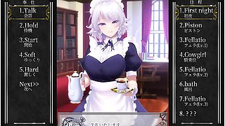 Hentai Anime And Sakuya Izayoi - 動画エロケー オツトメ咲夜さん実況(体験版)東方の十六夜咲夜にフェラしてもらったり中出しセックスしたり(東方live2d同人エロケー Izayoi Sakuya Hentai Game)