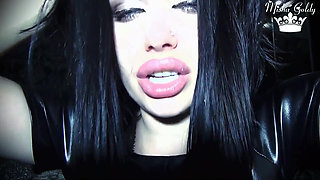 Cum Inside of Throat of Sexy Witch and Be Swallowed, Fetish!