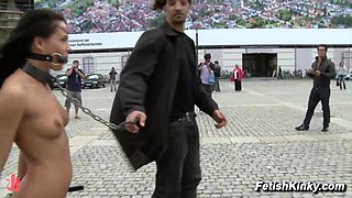 Rickshaw public humiliation and ass fucking