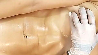 Oiled Full Body Vs Fuck Machine to Squirting
