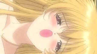 Hot blonde anime teen getting rammed