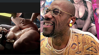 Fat Bald Pussy Elizabeth Getting Anal Fucked by a Thicc Hard Gooner Cock