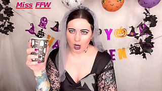 Halloween Spooky Bride Coca-cola Belch Session Loud Unladylike Burps