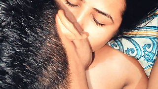 Brown Ass Indian Bhabhi Got Surprise Cumshot on Her Ass