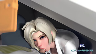 Mercy XXX Secretary (4K Gameplay)