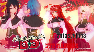 Akeno Gives Me a Blowjob in a Public Library - Dxd Ntr Madness Series