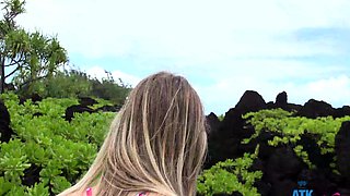 Blonde emo amateur solo masturbation