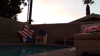 Amateur long hair redhead babe riding sybian toy stunning