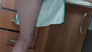 Sweetwife Enjoying a Lot in the Kitchen with the Apron