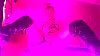 Latex Dominatrix - Strap-on, Whip & Absolute Obedience Tease