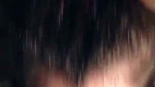 Risky Public Facial & Cumwalk in the Car Park W/ Shiny Puffy Jacket