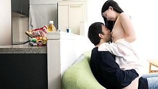 Japanese teen handjob in bus full of people