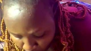 Giving Him Deep Throat Kisses