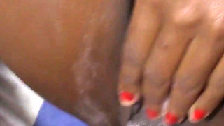 Black Slut From Pussy to Mouth Cum Swallow