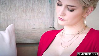 Spooning porn with beauty Skye Blue and Jason Luv from Blacked.Com