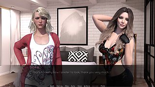 Huge 3D animated manhood in action