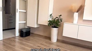 Halloween Night StepSister Fuck - Russian Amateur Redhead Moans Loud on Big Cock