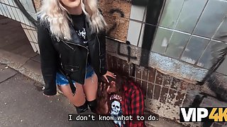 Sunflower's boyfriend gets sick so she fucks a stranger with money