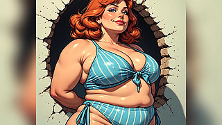 Chubby Bikini Beauties Art