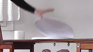 Dyanna Smokes on Her Live Toilet