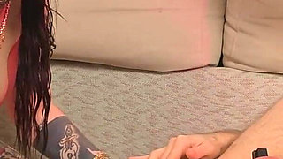 Inked & Pierced Goth Stretches My Ass & Pegged Me Hard
