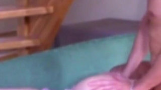 Fat redhead grand stepmother fucks young grandson and gets cumshot