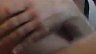 Redhead girl rides on huge cock after massage