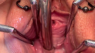 Sklavin S Fucks Her Piss Hole and Cervix at the Same Time