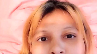 Hot single bichi alone at home to play imaginary husband