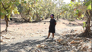 Desi Bhabhi's Daring Forest Exhibitionist Fantasy