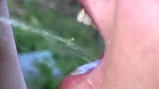 Piss Swallow and Fuck Sweet Girl and Old Man