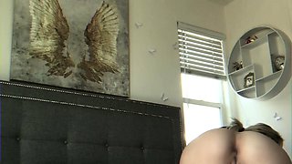 Cute naked blonde teen solo