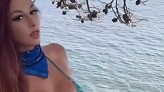 Artemisia Love Sexy Hiking Sesh Outdoor Perfect Big Tits Fetish for You
