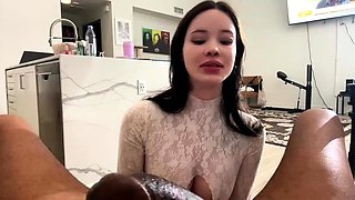 Sexy Slut Gives A Big Cock A Blowjob In The Car