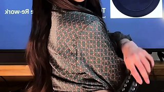 Big ass fetish babe butt toyed