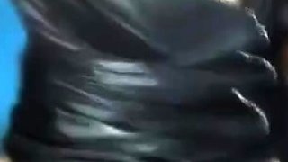 Amateur stockings clad fetish hoe shows off big ass