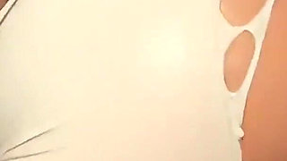 Creamy Pussy Fuck! Gym Sex! Ripped Leggings Fuck Riding Cowgirl