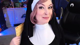 Amateur striptease and Solo masturbation