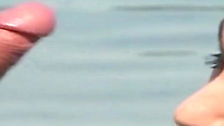 Teen Pisses and Fucks Horny Grandpa Outdoor