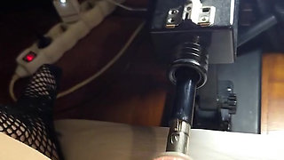 Sex Machine Fucks Anal-obsessed MILF's Hungry Asshole