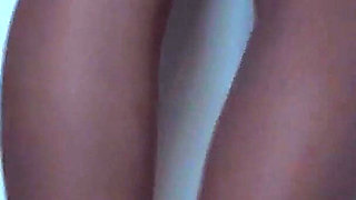 Licking and worship of her soles and flip-flops