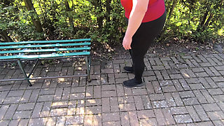 Boobs and ass banging at barbecue area