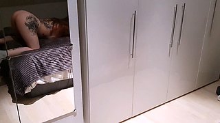 Naughty amateur schoolgirl teen british babe fingers her ass