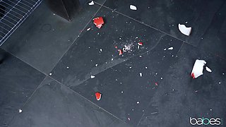 Alexis Fawx's Wild Passion in a Steamy Kitchen Clash