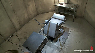 Jessie Cox Padded Cell Machine Fucking and Strange Insertibles and Squirting in Final Scene