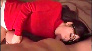 While her head is held down, he repeatedly puts his penis in and out of her mouth.0312