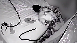 Darla the Dyke Bent Over Blindfolded and Fucked in the Ass Hard and Rough