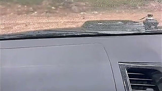 This Little Slut Goes Into the Forest to Get Fucked in the Back of the Pickup