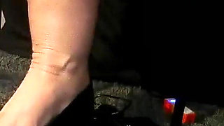 Sexy Legs Short Green Skirt 2